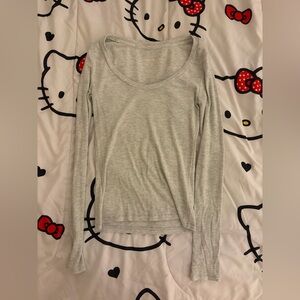 Aeropostale Light Gray Tee